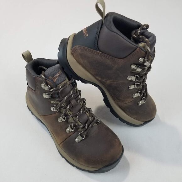 Danner 11321 Womens 7 Sandy Ridge WP EH Brown Aluminum Toe Work Boots Shoes NEW - Picture 1 of 10
